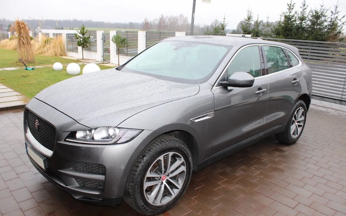 Jaguar F-Pace cena 80000 przebieg: 139000, rok produkcji 2017 z Łasin małe 596